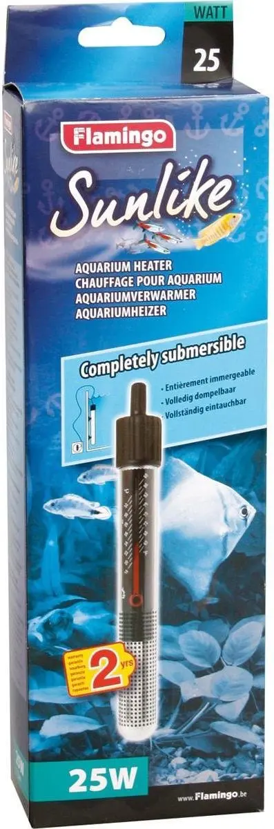 Flamingo Sunlike Aquariumverwarmer 25W - Zwart