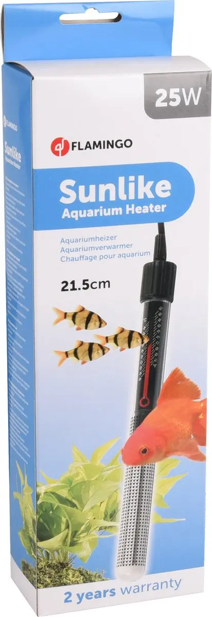 Flamingo Sunlike Aquariumverwarmer 25W - Zwart