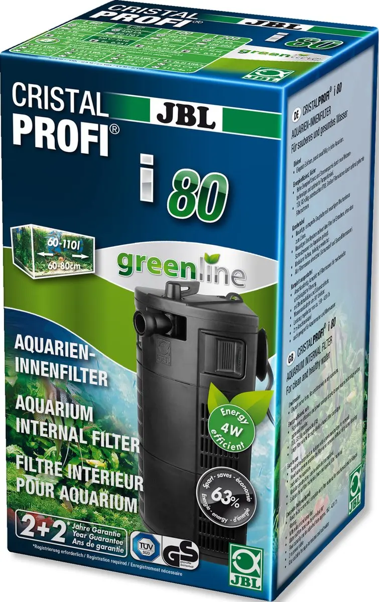 JBL CristalProfi i80 Greenline Aquariumfilter 420 l/h