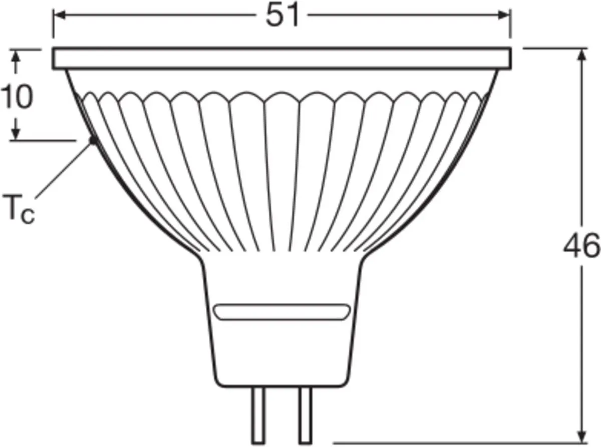 LEDVANCE LED Spot MR16 GU5.3 6.3W 355lm - 36° - 927 Zeer Warm Wit