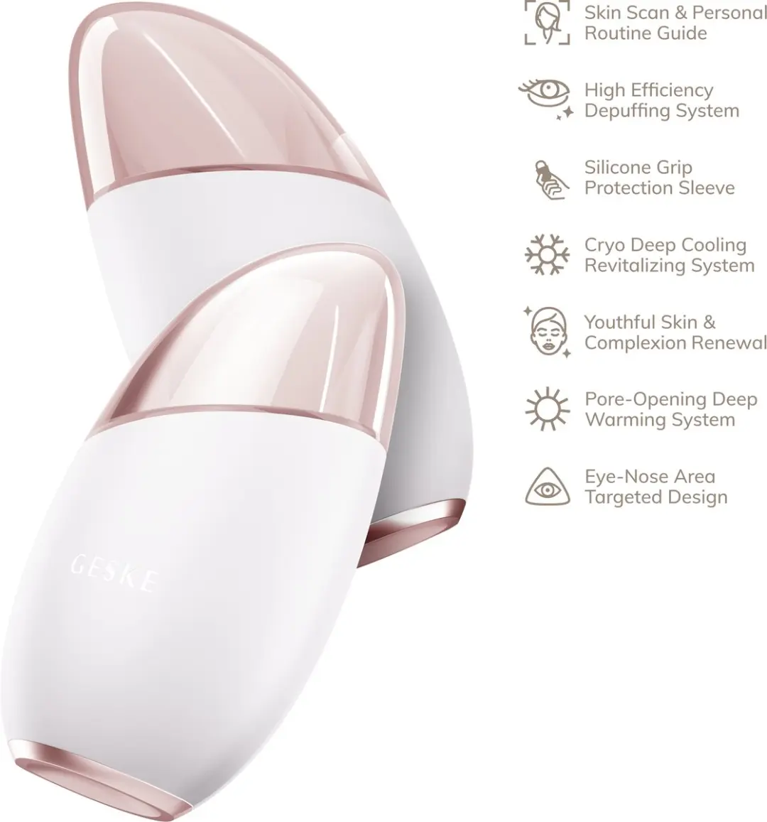 GESKE GK000700SL01 SmartApp Oog & Gezichtsmassager 7-in-1 - Starlight