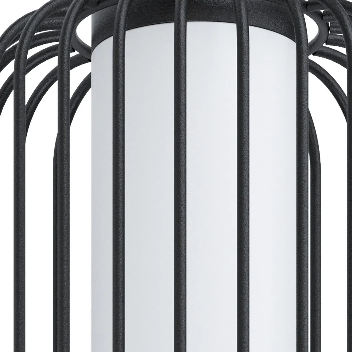 Eglo Ravello Wandlamp Buiten E27 - 16,5cm - Zwart/Wit