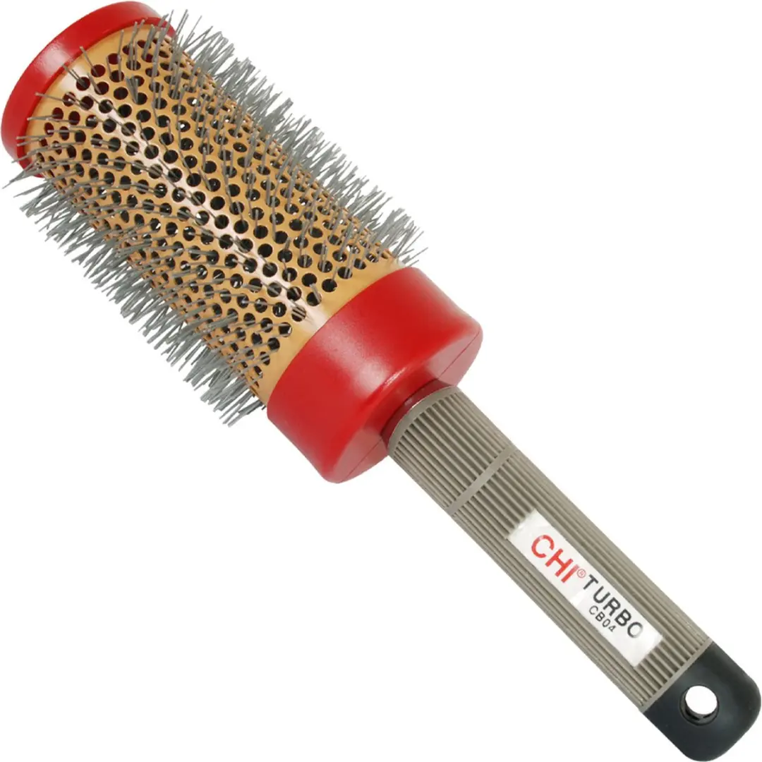 Chi Natural Life Turbo Keramische Borstel Jumbo 55mm - Zwart