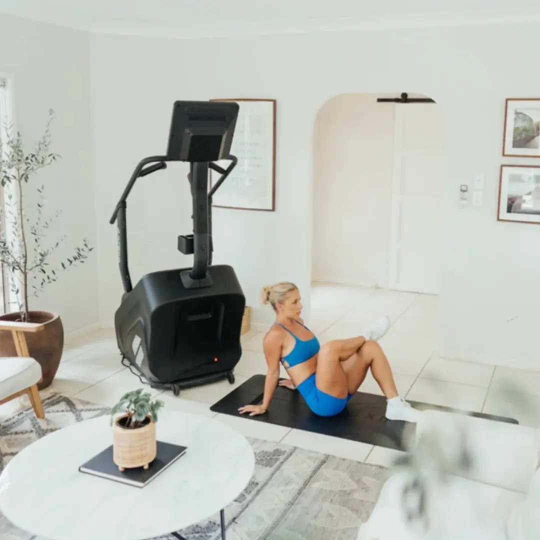 STEPR Stair Climber Classic LED Compact - 36 Programma's - 25 Niveaus - Zwart