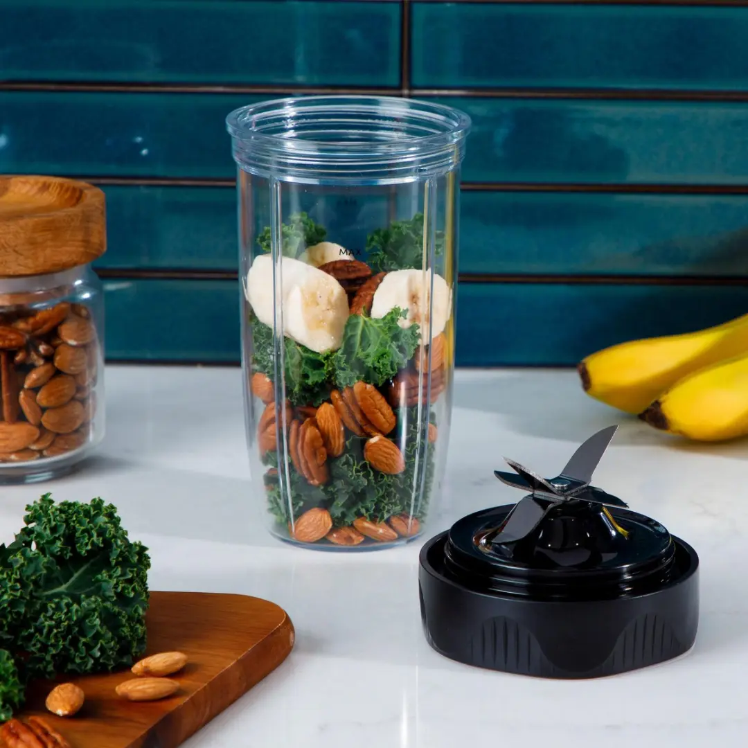NutriBullet NB1206DGCC Blender 1200W - 0,9L - Zwart/Transparant