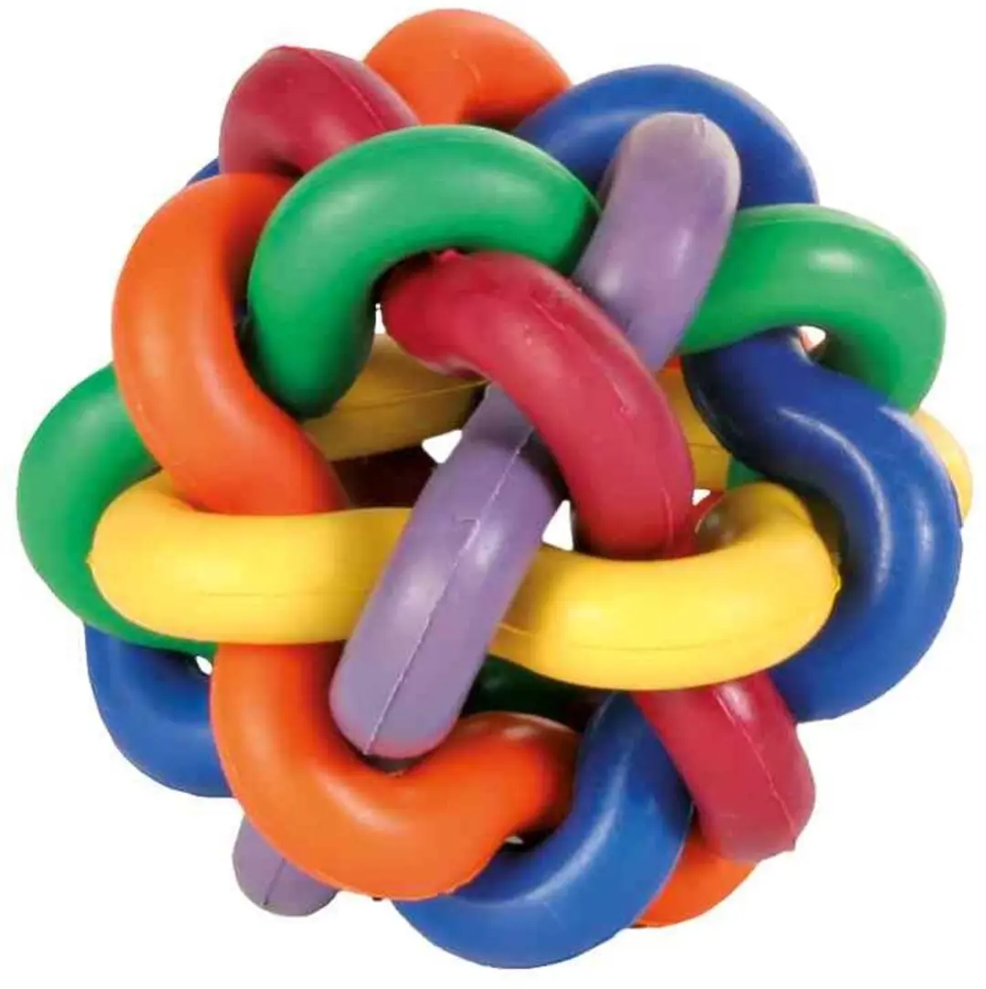 Trixie Knoopbal Natuurrubber 7cm - Assorti