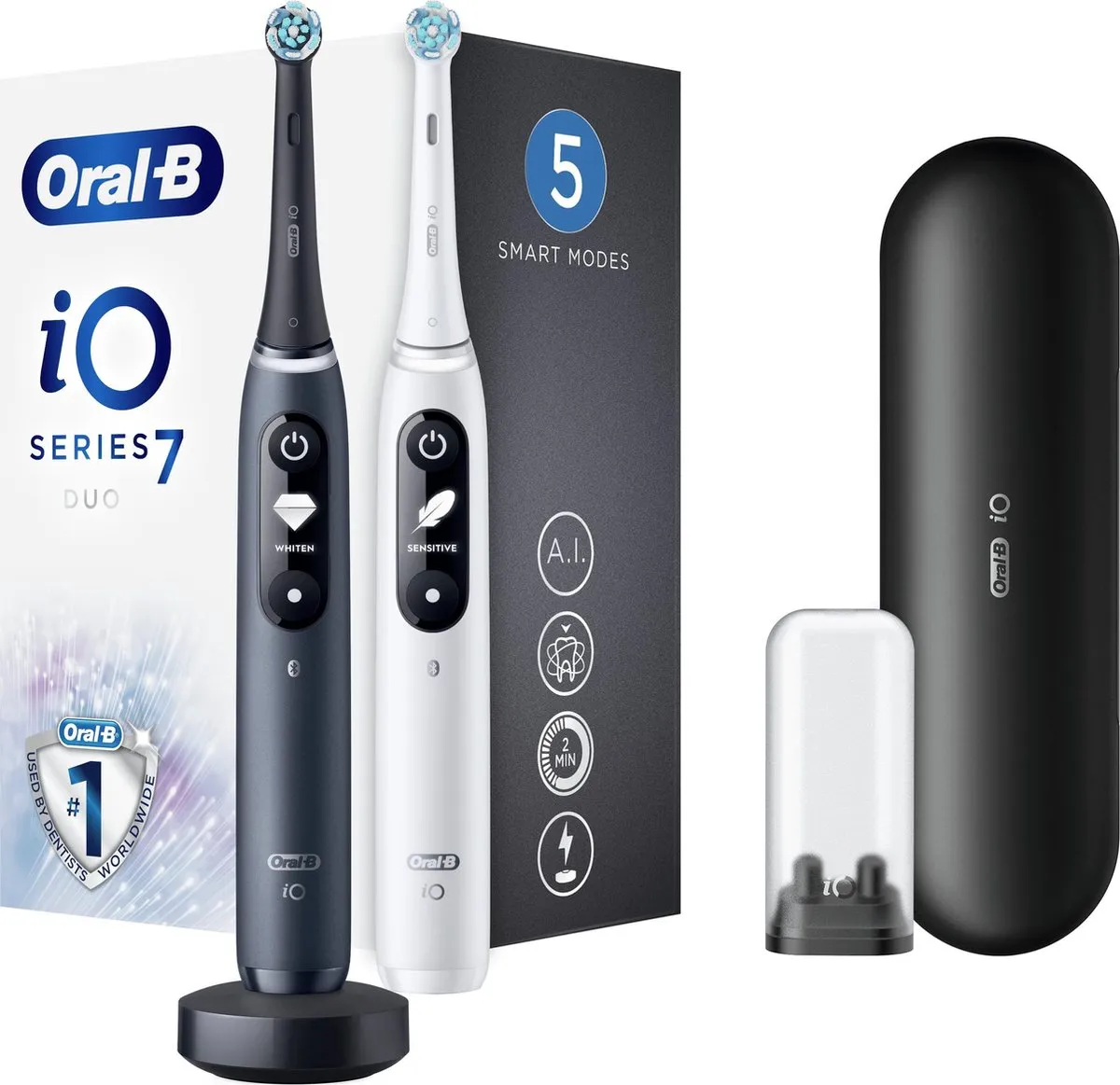 Oral-B iO 7 Elektrische Tandenborstel Duoverpakking