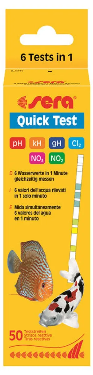 Sera Quick Testset Watertest 50 Stuks