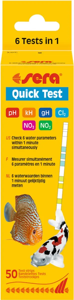 Sera Quick Testset Watertest 50 Stuks