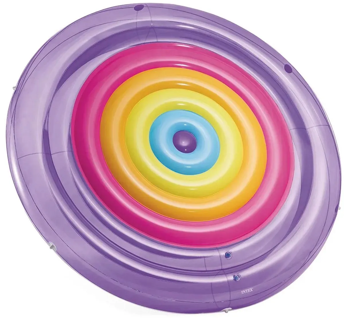 Intex Regenboog Fiesta Luchtbed 200cm - Paars