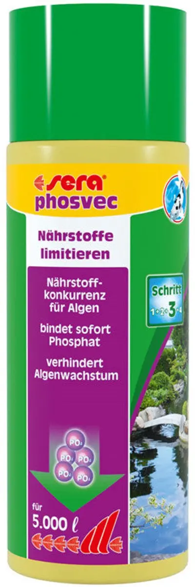 Sera Pond PhosVec 0,5L - 5000L Aquarium