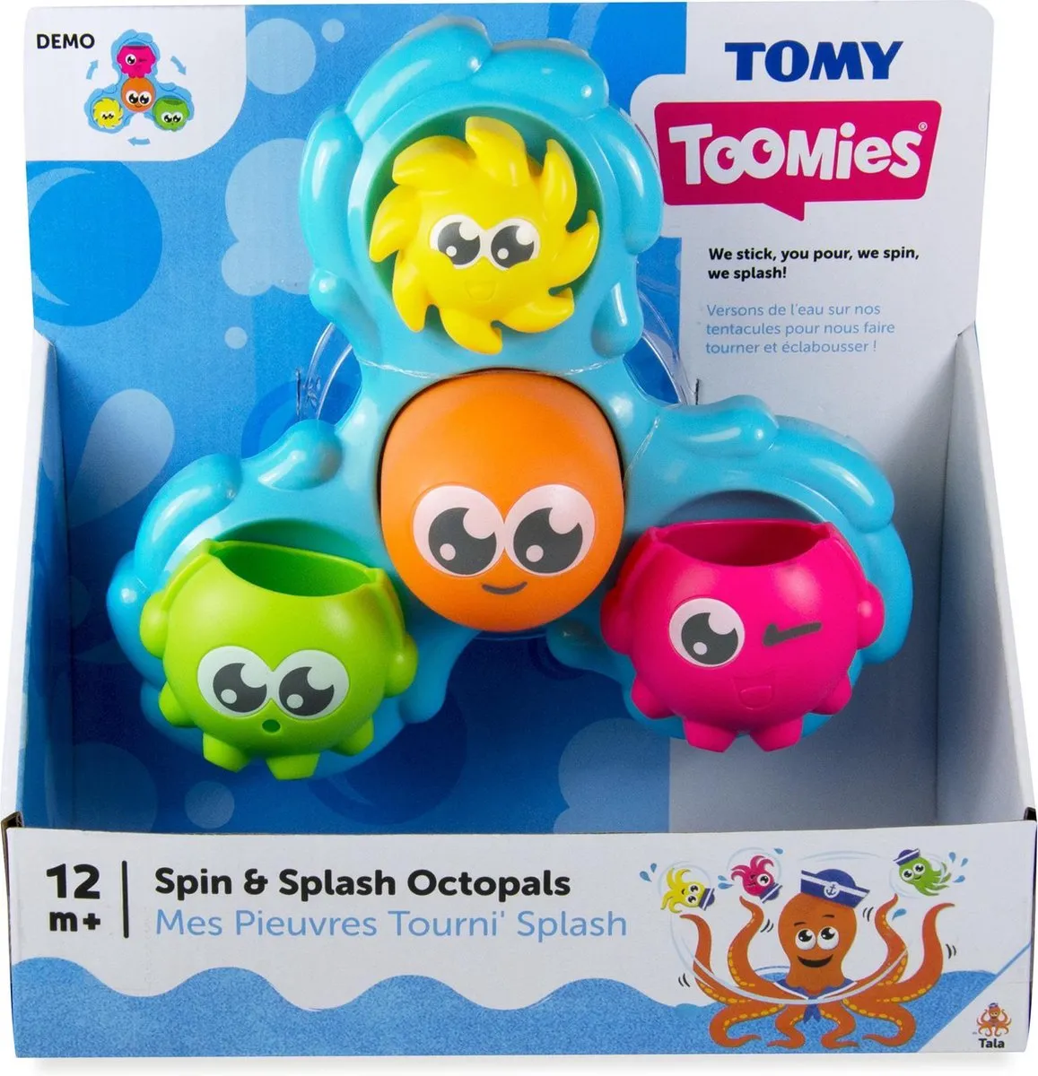 Tomy Spin & Splash Octopals Badspeelgoed T72820