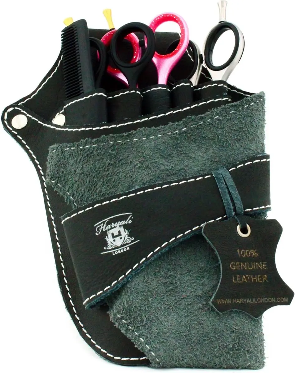 Haryali London Echt Lederen Kappersschaarholster