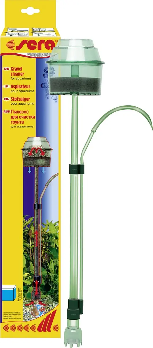Sera Aquarium Bodemstofzuiger 08850 - Groen