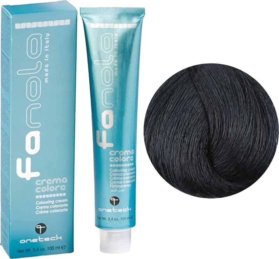 Fanola Professional Colouring Cream 1.10 Blue Black - 150ml