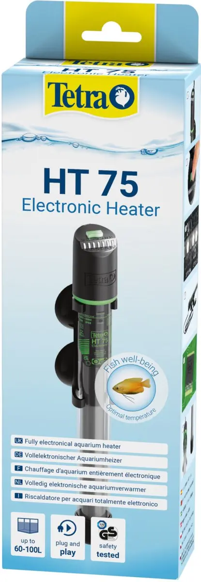 Tetra HT 75 Electronic Onderwatercombinatie - 75W - Zwart