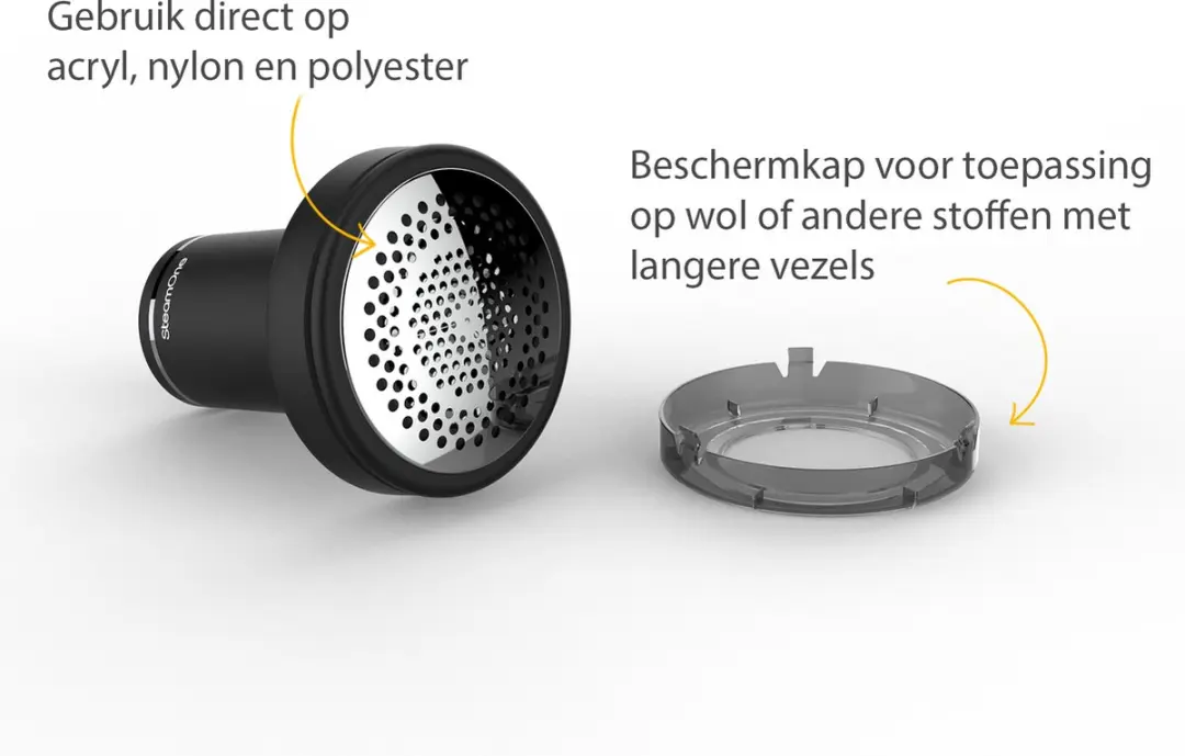 SteamOne RP10B Pluizenverwijderaar - Zwart