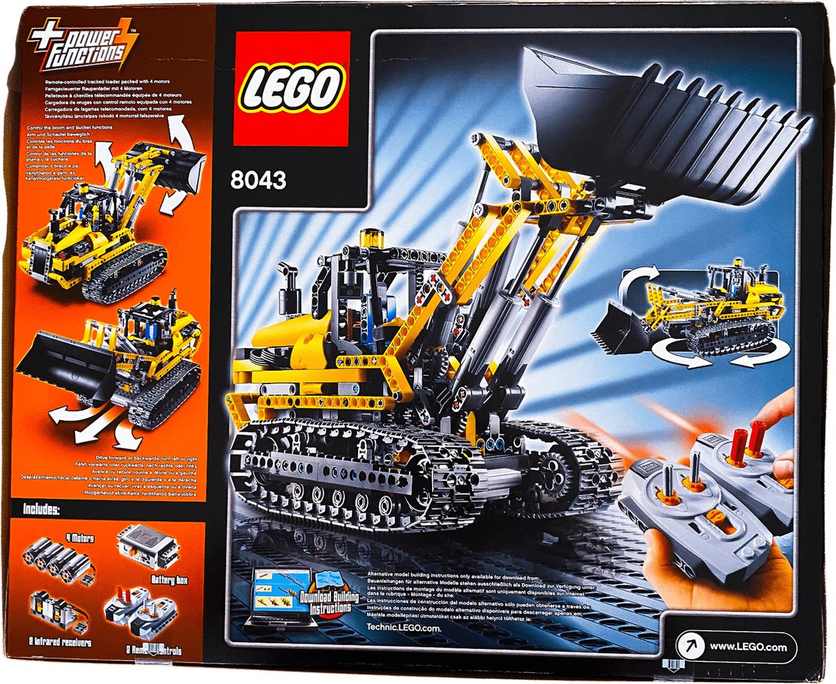 LEGO Technic Graafmachine met Motor - 8043