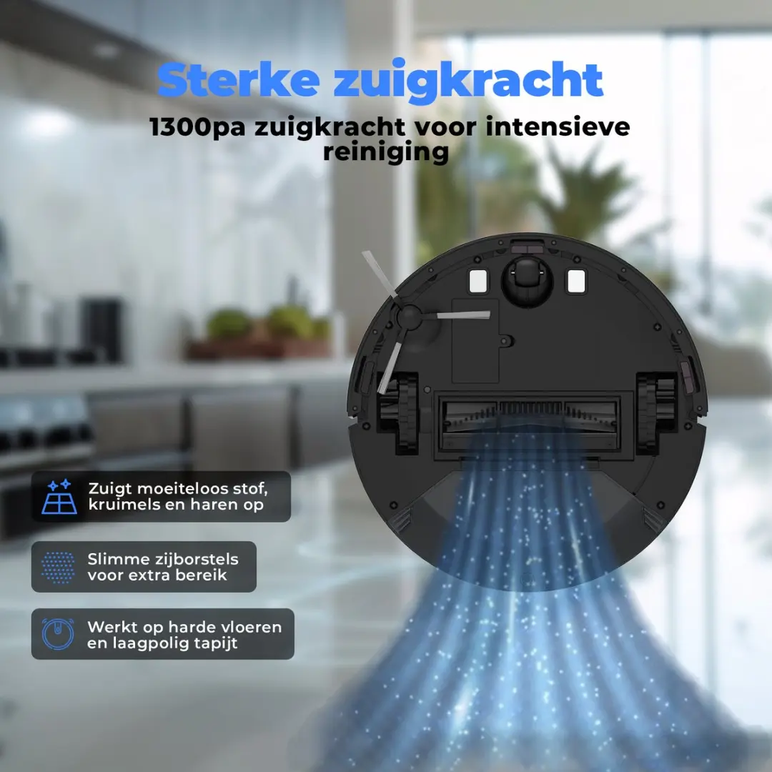 Denver RVC115 Robotstofzuiger - 2700 Airwatts - Zwart