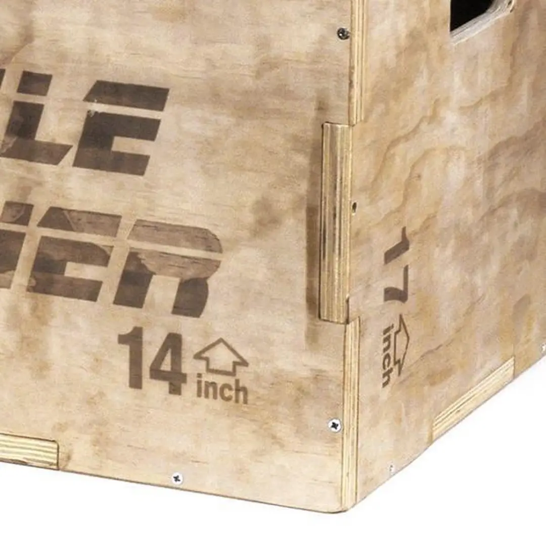 Muscle Power Houten Plyo Box Klein