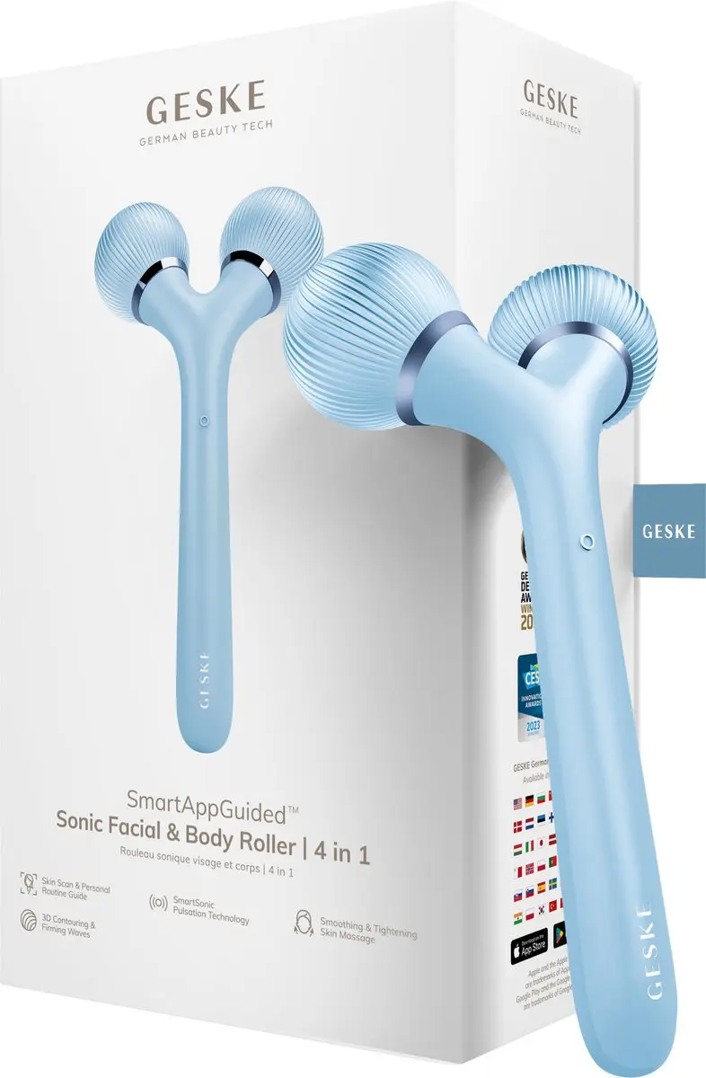 GESKE SmartAppGuided Sonic Facial & Body Roller GK000041AQ01