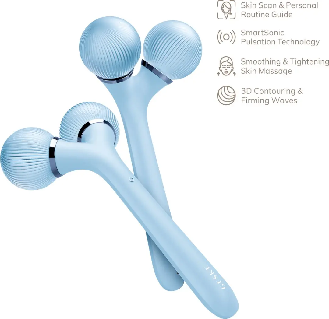GESKE SmartAppGuided Sonic Facial & Body Roller GK000041AQ01 - Aquamarine