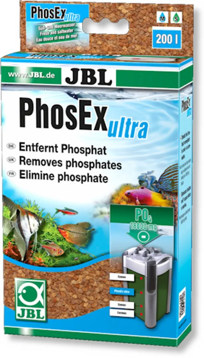 JBL PhosEx Ultra 340g Filter voor Aquarium 200L
