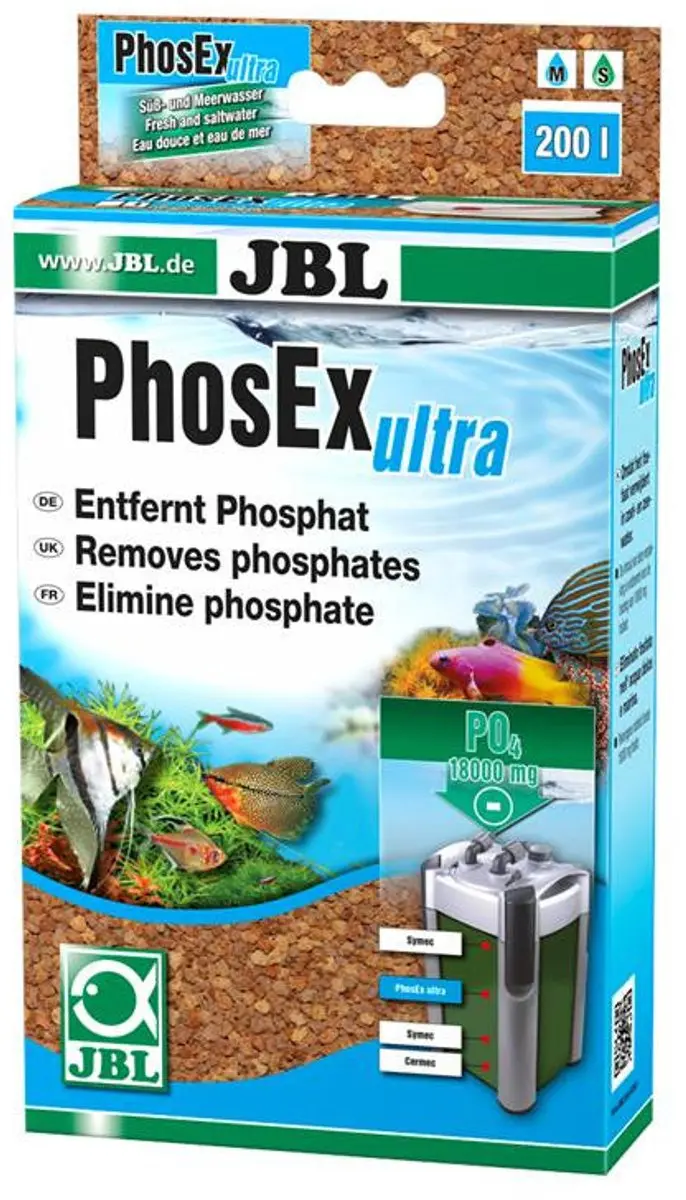 JBL PhosEx Ultra 340g Filter voor Aquarium 200L