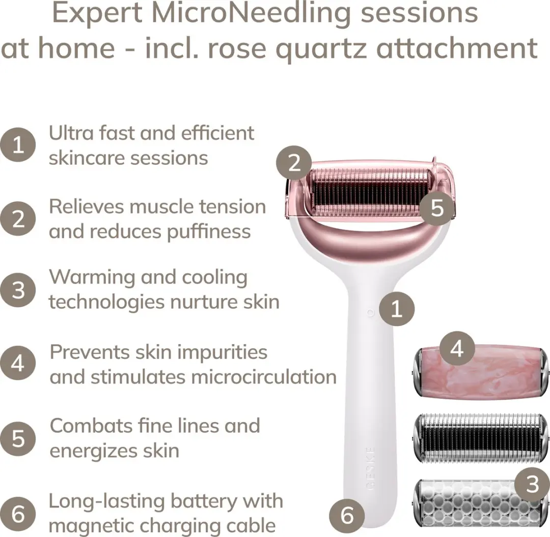GESKE SmartAppGuided MicroNeedle Roller GK000042SL01 - Starlight - afbeelding 6 van 6