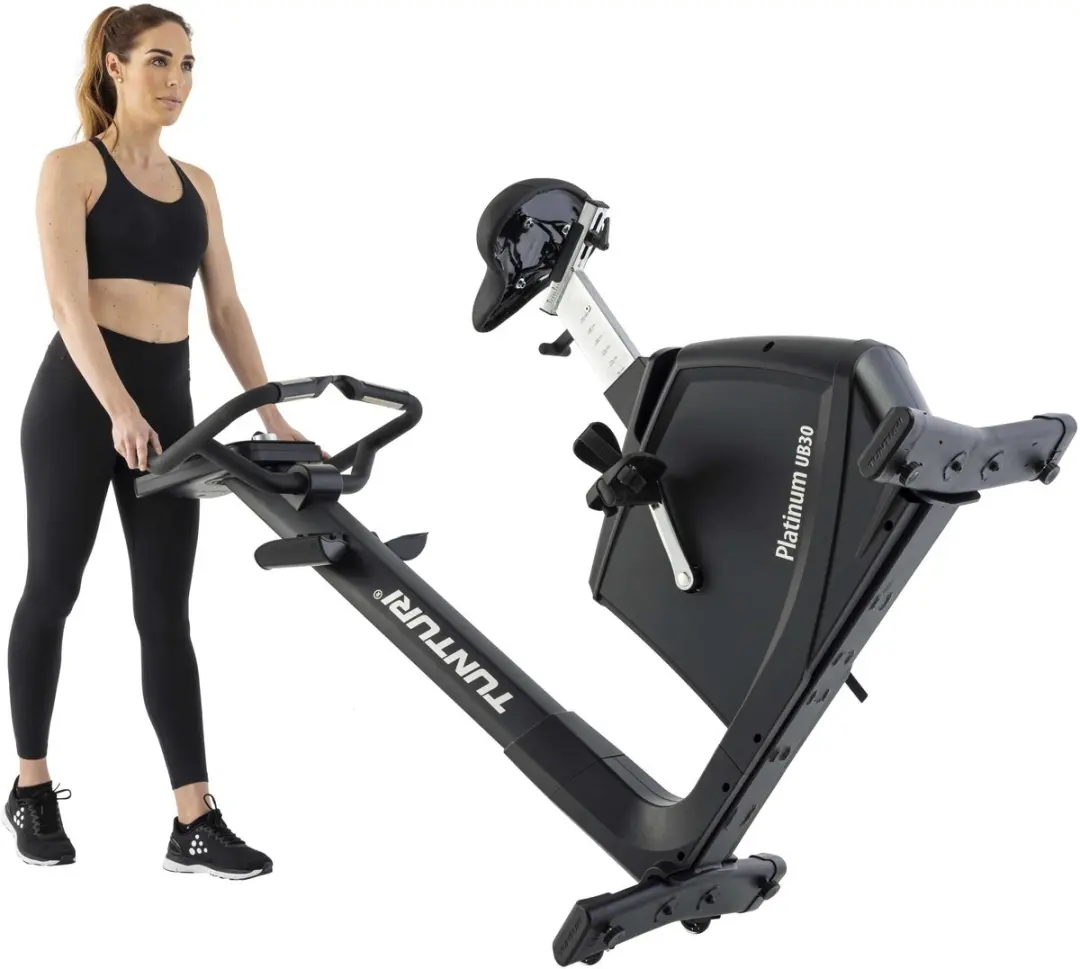 Tunturi Platinum E30 Hometrainer - 48 Weerstandsniveaus - Zwart/Zilver