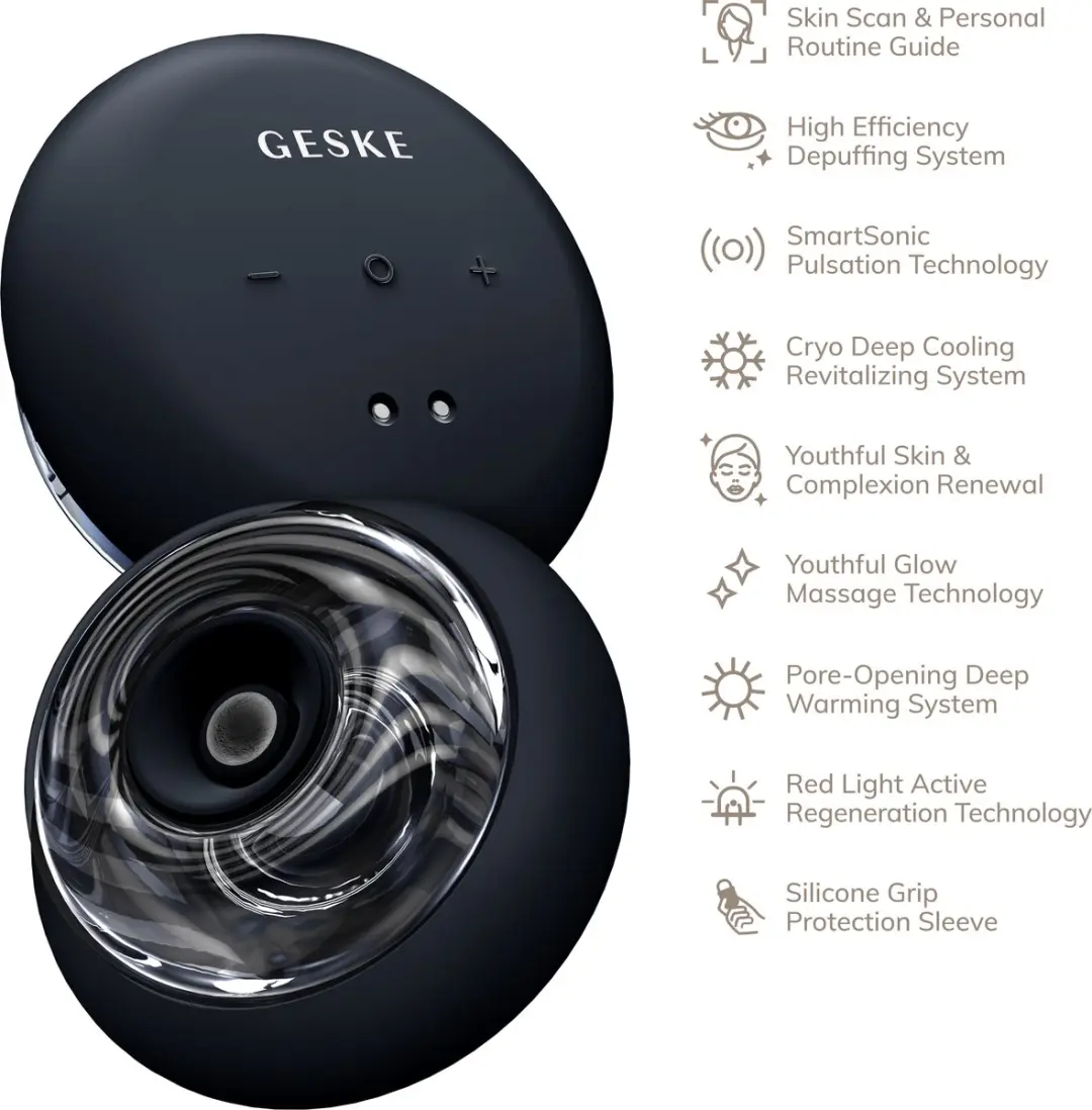 GESKE SmartAppGuided Sonic Massager GK000699BK01 - Black