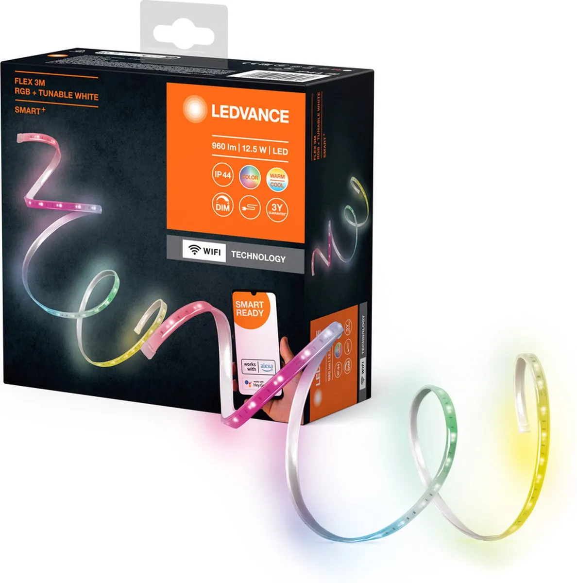 LEDVANCE SMART+ WiFi Flex Outd 3m LED Strip - 12W 790lm Wit - afbeelding 6 van 6