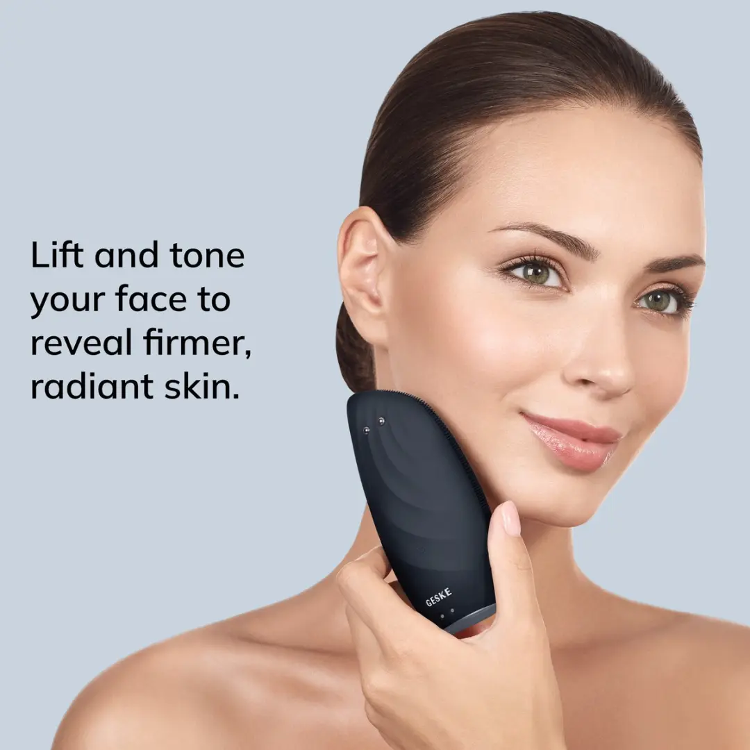 Geske SmartAppGuided Sonic Thermo Facial Brush GK000006BK01 - 18 Snelheden - Zwart