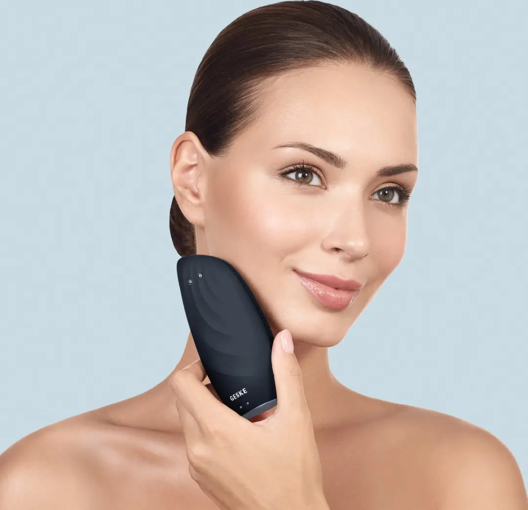 Geske SmartAppGuided Sonic Thermo Facial Brush GK000006BK01 - 18 Snelheden - Zwart