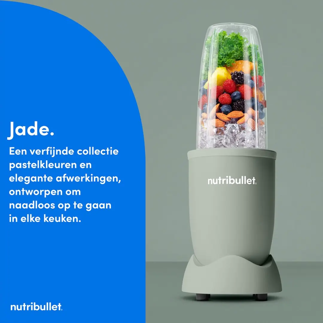 NutriBullet Exclusive Pastel Blender 900W - 700ml Jade - afbeelding 6 van 6