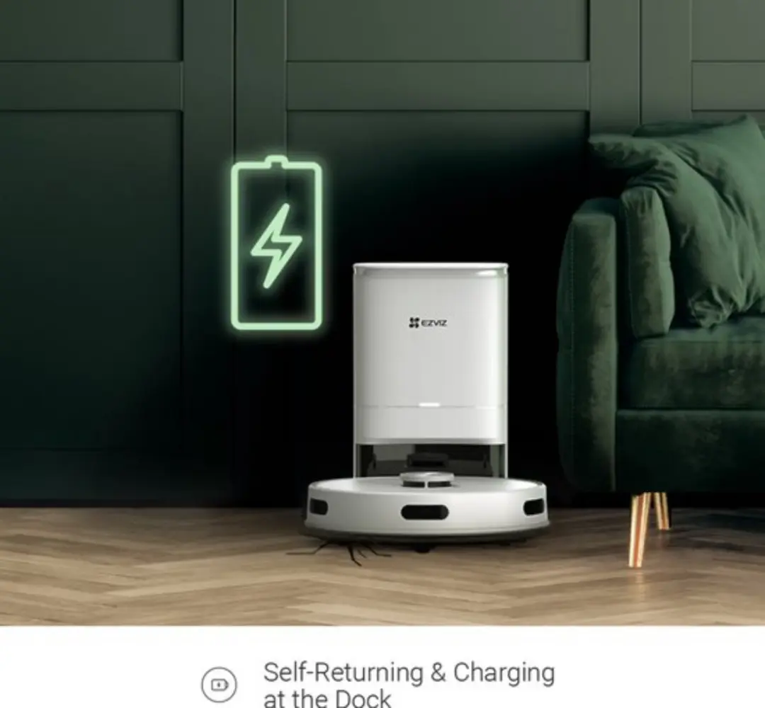 EZVIZ RE4 Plus Robotstofzuiger - 4000Pa Zwart