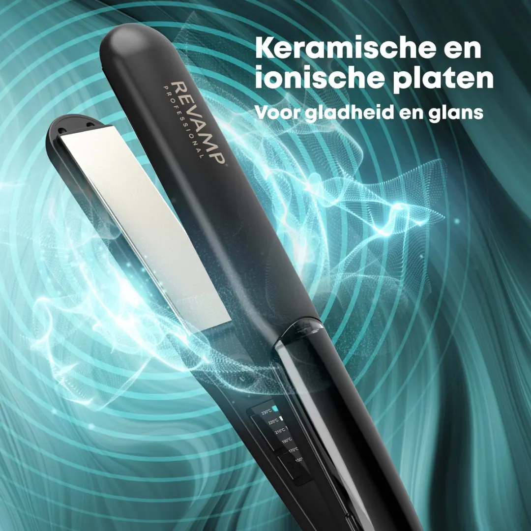 Revamp Keramische Stoomstijltang ST1600 - 3 Stoomstanden - Inclusief Mat
