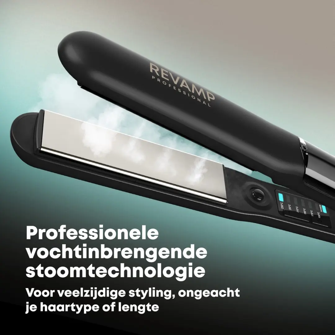 Revamp Keramische Stoomstijltang ST1600 - 3 Stoomstanden - Inclusief Mat