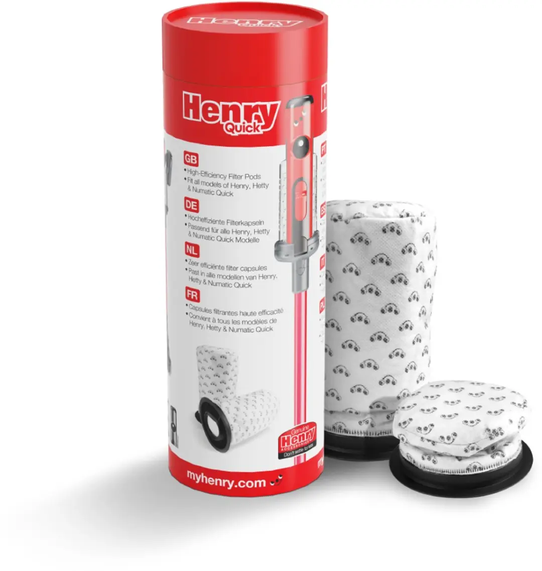 Numatic Quick Filterpods 20 Stuks - o.a. Henry/Hetty