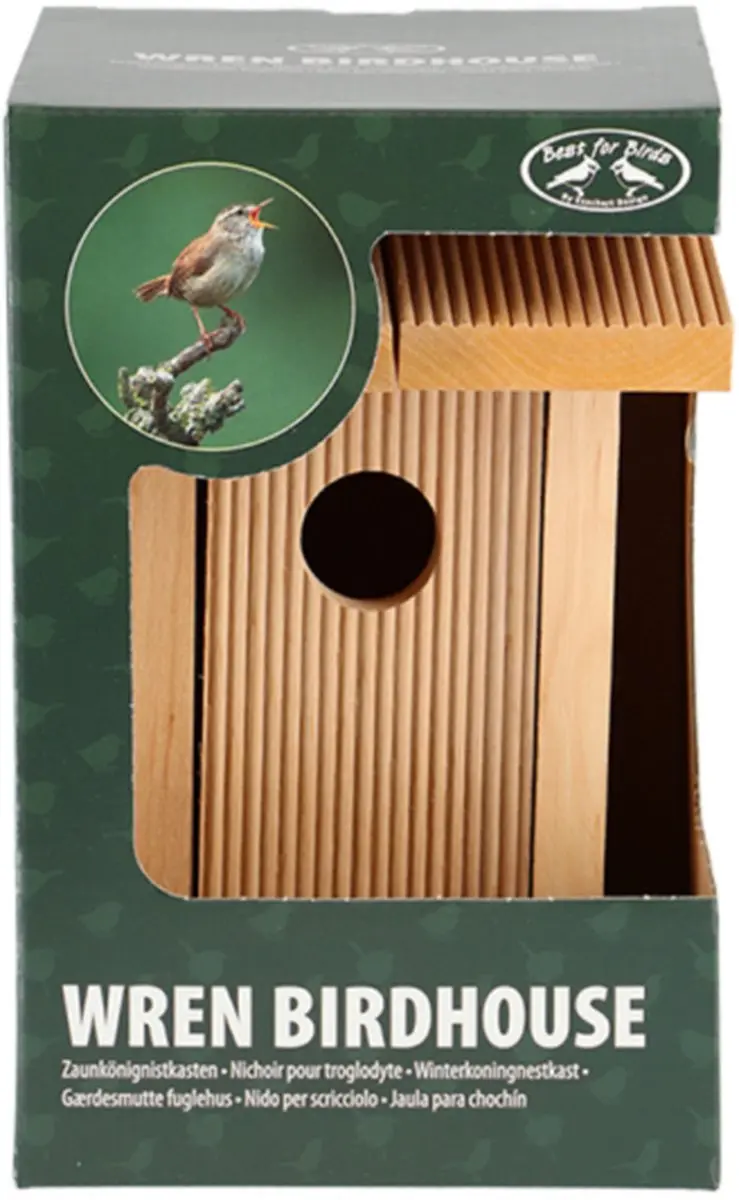 Esschert Design Nestkast Winterkoning Elzenhout - Hangend