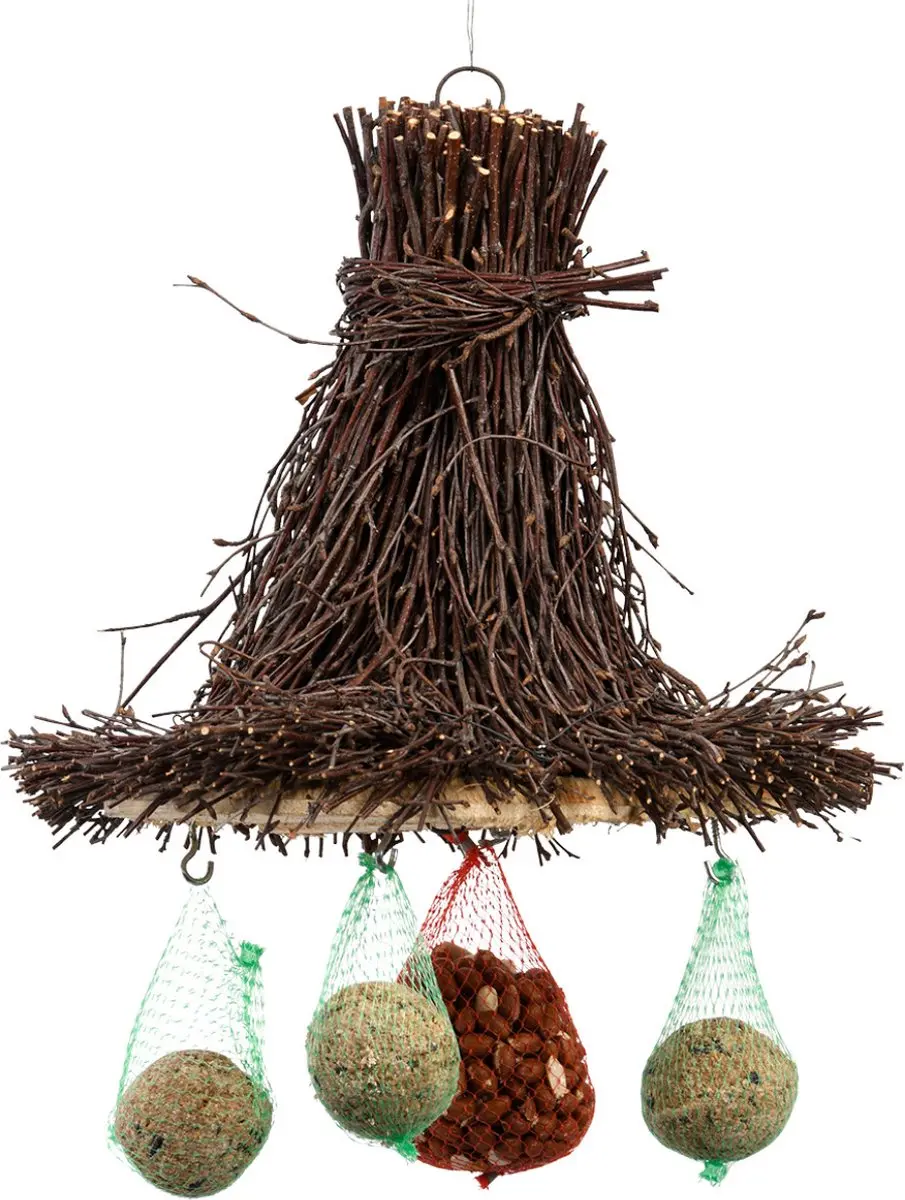 Esschert Vogeldak van Berken