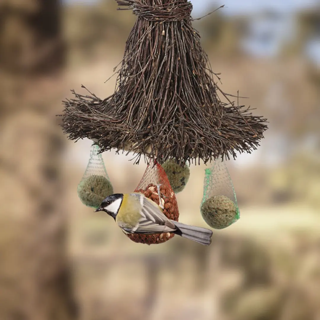 Esschert Vogeldak van Berken