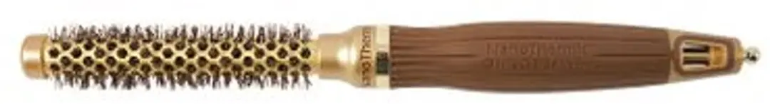 Olivia Garden Expert Blowout Shine Gold & Brown 15mm - Zwart