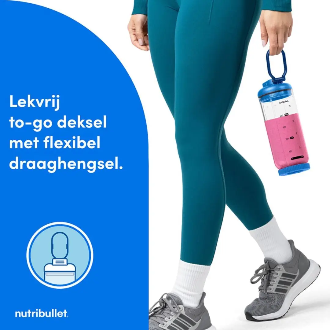 NutriBullet FLEX Draagbare Blender 590ml - Blauw