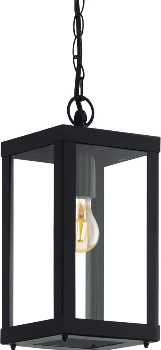 Eglo Alamonte 1 Hanglamp E27 - 15cm - Zwart