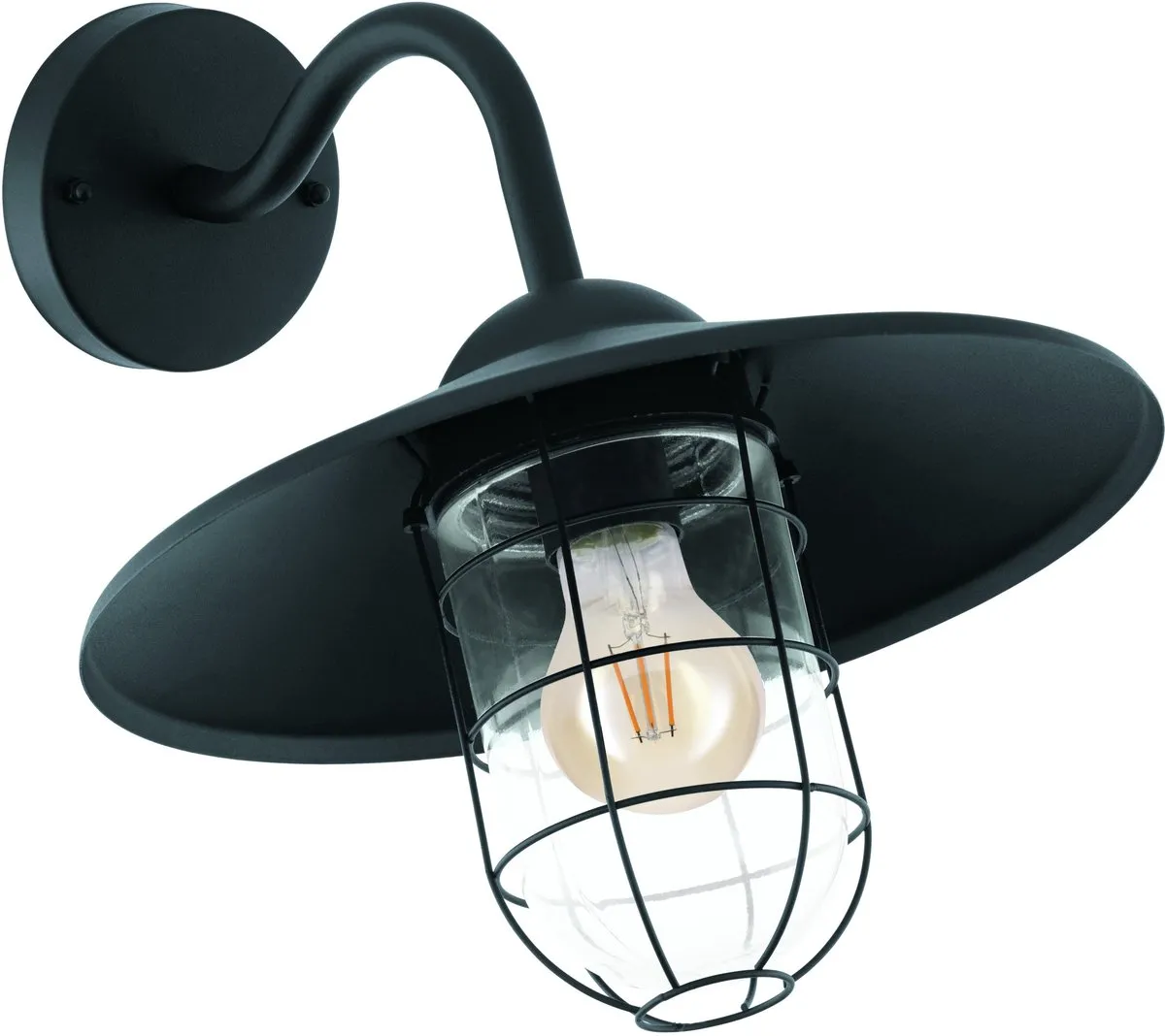 Eglo Alamonte 1 Hanglamp E27 - 15cm - Zwart