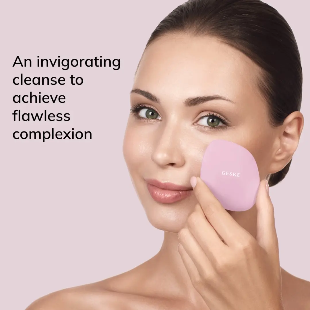 GESKE SmartAppGuided Facial Brush 4-in-1 - Gezichtsreiniger - Pink