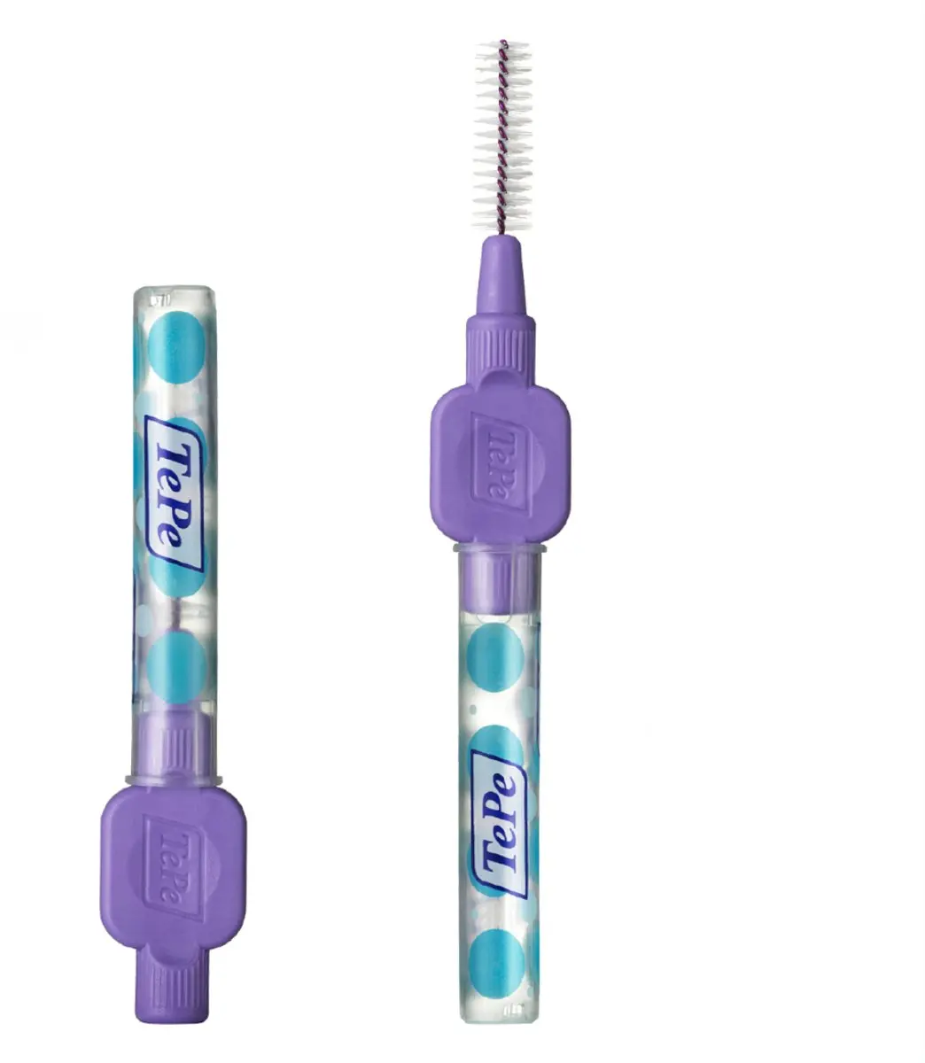 TePe Interdentale Borsteltjes 1,1mm - Paars - 6 Stuks