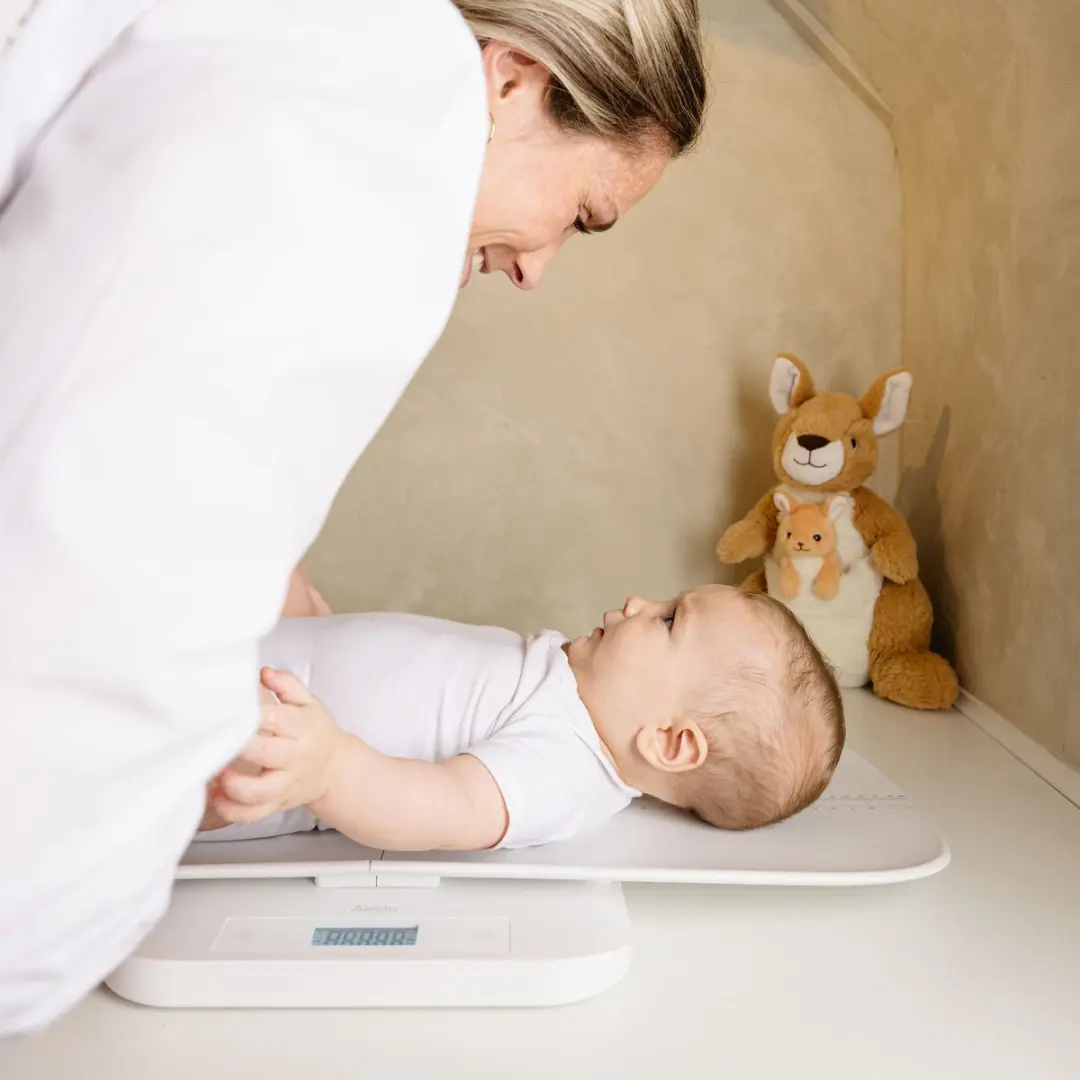 Alecto B127V2 Baby Gezondheidsbundel - Weegschaal 150kg & Thermometer