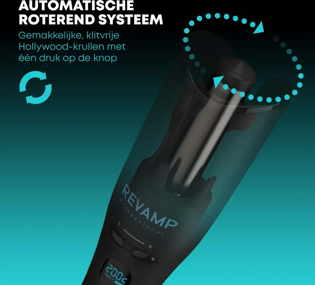 Revamp Hollywood Curl CL2750 Automatische Krultang - Zwart